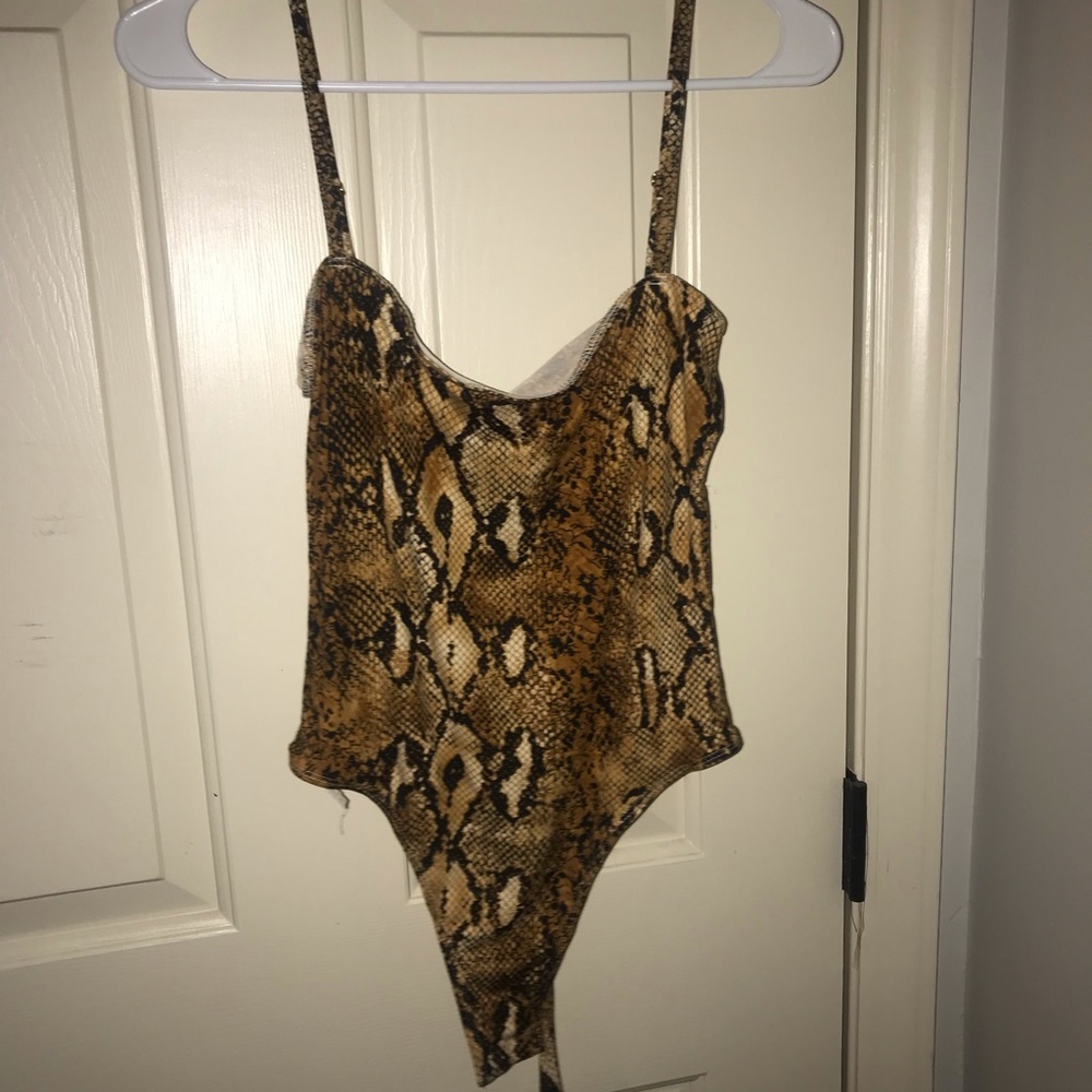 Shein Snake Print Bodysuit🐍✨